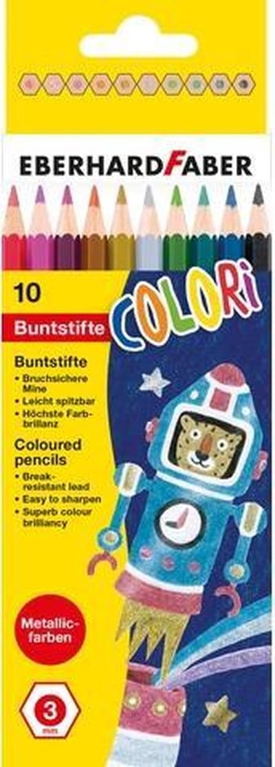 Eberhard Faber kleurpotloden - Colori - 10 stuks - kartonnen etui - EF-514808