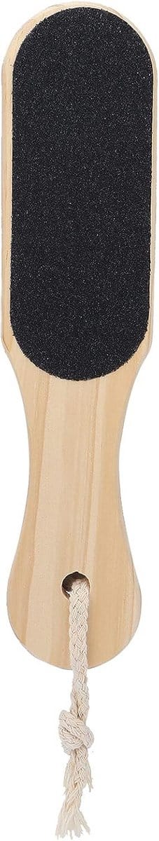 Voetvijl Houten - Voetverzorging Tool - Verwijderen Dode Huid - Dubbelzijdig Ontwerp - 24 x 5.5 cm