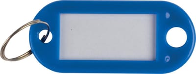 Q-CONNECT sleutelhanger | pak van 10 stuks | donkerblauw