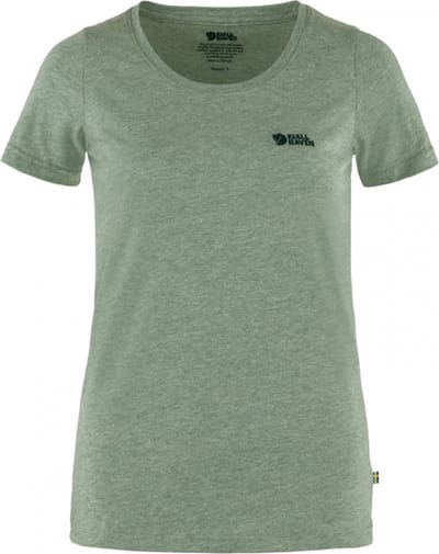 Fjallraven Logo T-shirt W 614 999 Petina Green Melange L