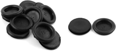14 Stuks 32mm Zwarte Rubber Blanking Grommets voor Elektrische Gaten, Kabelbeschermers en Aansluitingen voor Auto, Boot en Sanitair