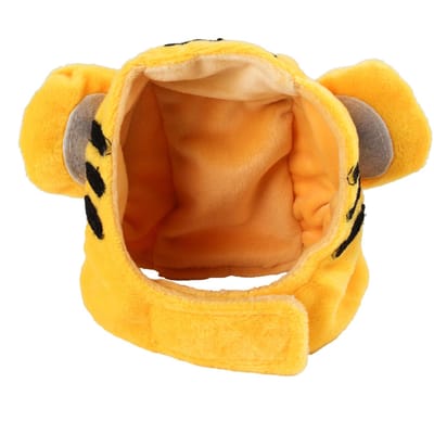 Huisdier Hoed Lichtgewicht Polyester Zacht Comfortabel Draagbaar Schattige Kattenmuts voor Katten Honden Wit Konijn brown