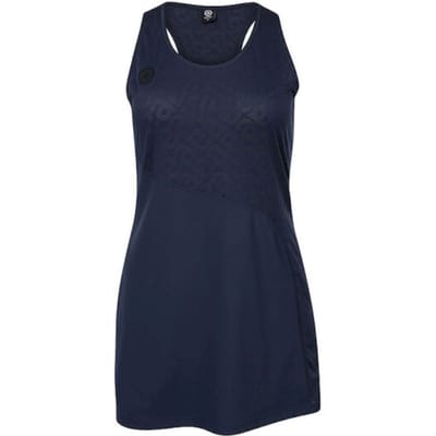 THE INDIAN MAHARADJA - women 2 piece jacquard dress - Tennis jurk dames - Blauw