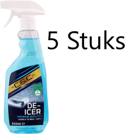 5x Voordeel pack - Antivries Spray - Ruit ontdooier