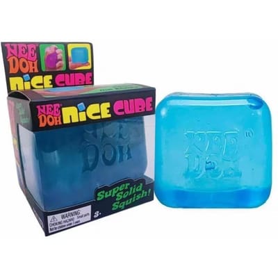 NeeDoh Nice Cube Squishy Stress Zacht Rekbaar Sensorisch Fidget Speelgoed voor Angstverlichting ADHD Focus Stressverlichting voor Volwassenen Kinderen