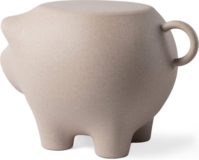 Bijzetvarken Zand / Sidepig Sand  - Design Bijzettafel - mixed materiaal - Werkwaardig.