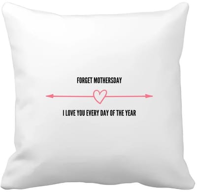 Akyol - forget mothersday i love you every day of the year Kussen hoes - Mama - elke dag houden van je moeder - liefste moeder - verjaardag - cadeau - kado - bedankje - geschenk - 40 bij 40 cm