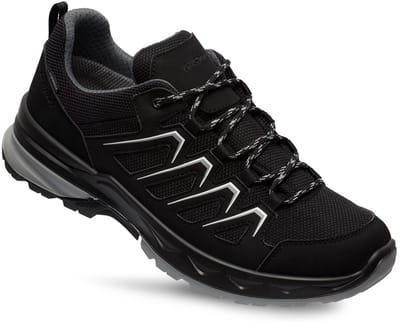 Grisport Wega Low zwart wandelschoenen uni (14915-01)
