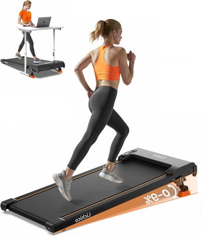 Loopband Inklapbaar - Wandelband Thuis - Thuis Fitness - Met Helling 9% - 40x100 cm - Zwart