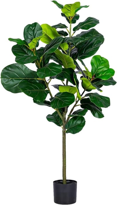 Kunstmatige Vijgenboom - Zijde Plant - Woonkamer Decoratie - Realistische Bladeren - 75 cm - Groen
