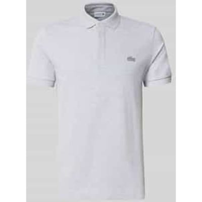 Lacoste paris edition polo shirt katoenpique grijs - M