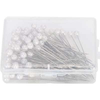 Épingles à perles, 100 pièces, fixation à tête ronde, aiguilles de positionnement, couture droite, fournitures de décoration