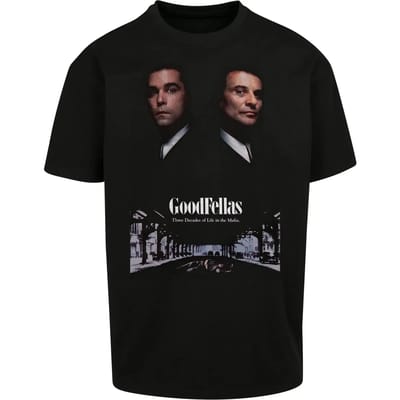Mister Tee Goodfellas - Poster Oversize Heren Tshirt - XS - Zwart