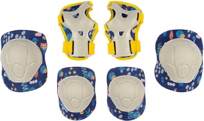 Nijdam Skate Beschermset - Exclusive Space x Nijdam - Kinderen - Blauw - Maat M