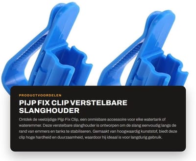 Dailygoods- Buisklem Verstelbaar - Slanghouder - Multifunctionele Clip - Waterleiding - Hoogwaardig Kunststof - Duurzaam