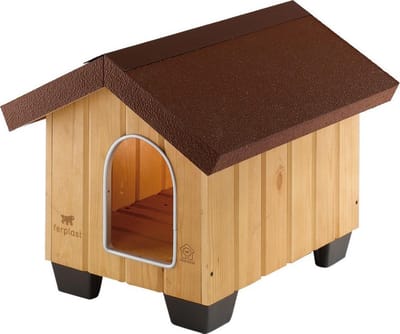 Ferplast Hondenhok Domus Large 32,5 X 48 X 38 Cm Hout Bruin/beige
