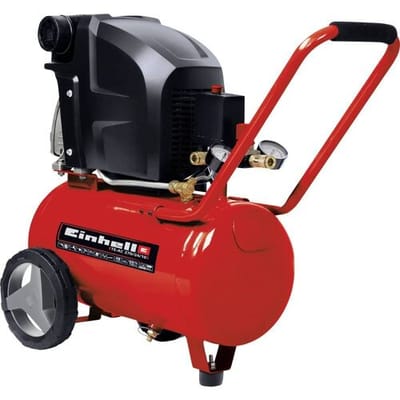 Einhell Elektrische Compressor TE-AC 270/24/10 - 1800 W - 10 bar - 24 L tank - Aanzuigcapaciteit: 270 l/min - Oliegesmeerd