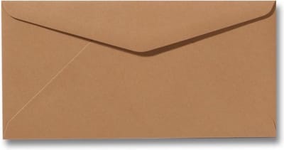 Envelop 11 X 22 Bruin, 60 stuks