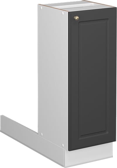 Vicco Fame-Line Keukeneiland – 30 cm zonder werkblad Anthrazit-Gold Landhaus