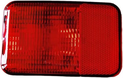 Achteruitrijlamp Links voor Wrangler 2007-2018, Vervangende Behuizing zonder Lamp, Inclusief Waarschuwingslampjes en Compatibiliteit met OEM-nummers 55078104AC 55078105AC