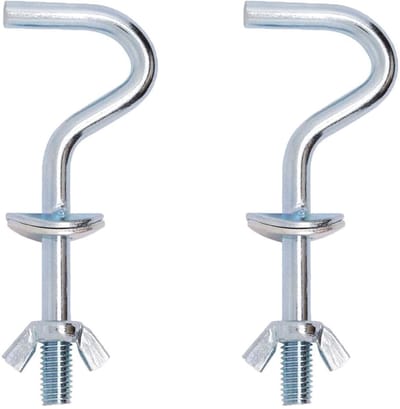 Dailygoods- Hangmatbeugel Hoogwaardig Materiaal - Schommelhaak - Schommelstoel Hangers - Metalen Bevestiging - 2 Stuks - Corrosiebestendig