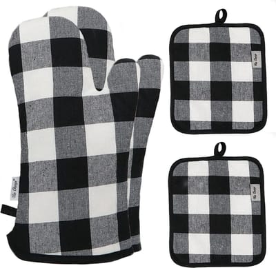 Luxe ovenwanten set – Keukenhulp  Keuken Textiel – Oven Accessiores – Oven Gloves