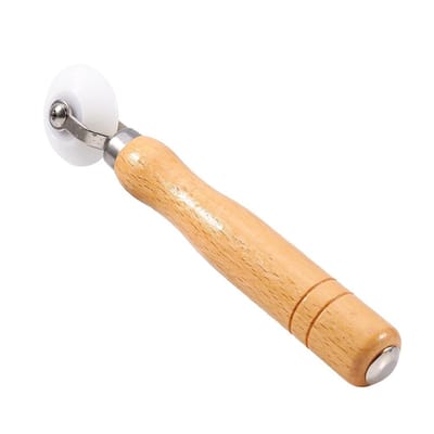 Dailygoods- Behangroller 18,5 cm - Hoekbehang - DIY Tool - POM/Hout - Roldiameter 4 cm - Lichtgewicht 81 g - Behangtool