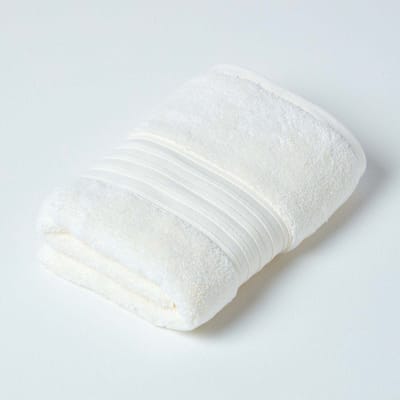 Homescapes Zero Twist Handdoek Supima Katoen, Crème