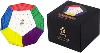 Stickerloze 5x5 Dodecahedron Kubus - Megaminx en Gigaminx Speelgoed