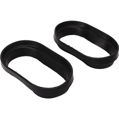 2 Pièces Conduit de Tube d'Admission d'Air Manchon en Caoutchouc Tuyau d'Admission Joint de Remplacement pour Suzuki GSXR 600 750 1000 black