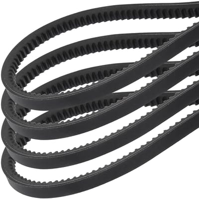 4 Stuks AX26 Trapezium EPDM Industriële Ruwe Rand Vervangingsriem 1/2" Breedte en 71 cm Omvang