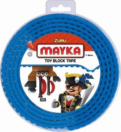Zuru Mayka Block Tape - 2 Noppen 1m Blauw