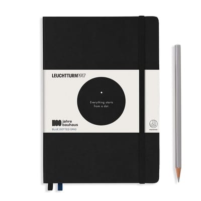 Leuchtturm1917 A5 Medium Special Edition 100 Jaar Bauhaus dotted Black