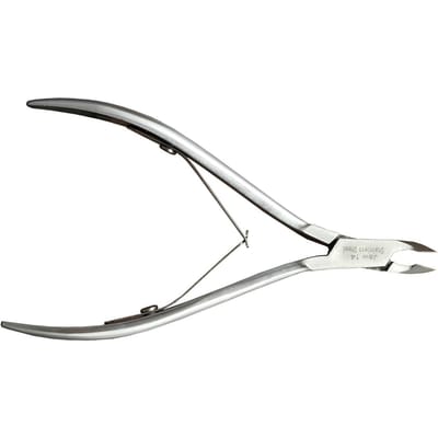 Nagelriemknipper Professioneel Roestvrij Staal Cuticle Clipper Nagelgereedschap met 4-Inch Handvat voor Nagelverzorging Makkelijk te Knippen white