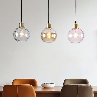 LumenXL Hanglamp Lotte - drie kleuren glas