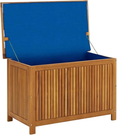 Houten Opbergdoos - Tuinbox Buiten - Opbergen Tuinspullen - Massief Acaciahout - 90x50x106 cm