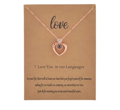 Akyol - hart ketting - valentijns cadeau - leuke ketting voor je vriendin - Valentijn cadeau - hartjes ketting - ketting - collier - accessoires