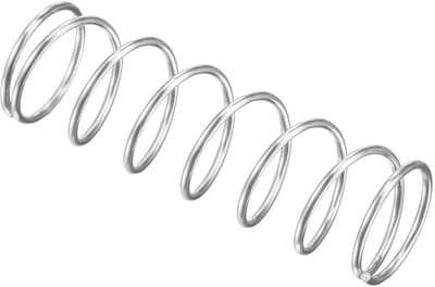Drukveer Roestvrij Staal - Compressieve Veer - Mechanische Toepassingen - 304 Roestvrij Staal - 16mm OD 50mm Lengte - Zilver