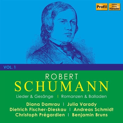 Diana Damrau, Iulia Várady, Dietrich Fischer-Dieskau, Andreas Schmidt, Christoph Prégardien, Benjamin Bruns - Schumann: Lieder & Gesänge - Romanzen & Balladen (4 CD)
