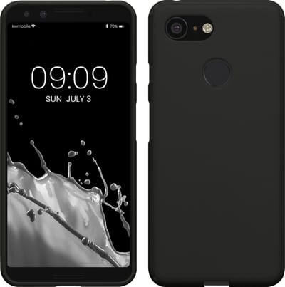 kwmobile telefoonhoesje geschikt voor Google Pixel 3 - Hoesje voor smartphone - Back cover in zwart
