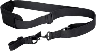 Schouderriem Grastrimmer - Draagband Harnas - Tuinonderhoud Gemak - Verstelbaar Gewatteerd - 80-128 cm Lengte - Zwart