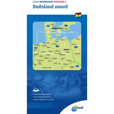 Anwb Wegenkaart 3.Duitsland Noord - Anwb Wegenkaart