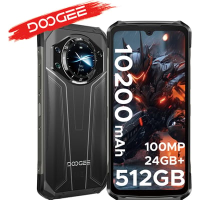 Robuuste smartphone DOOGEE S119 scherm FHD IPS "24 GB ROM RAM 512 Go hoofdcamera IA 100MP batterij 10200mAh