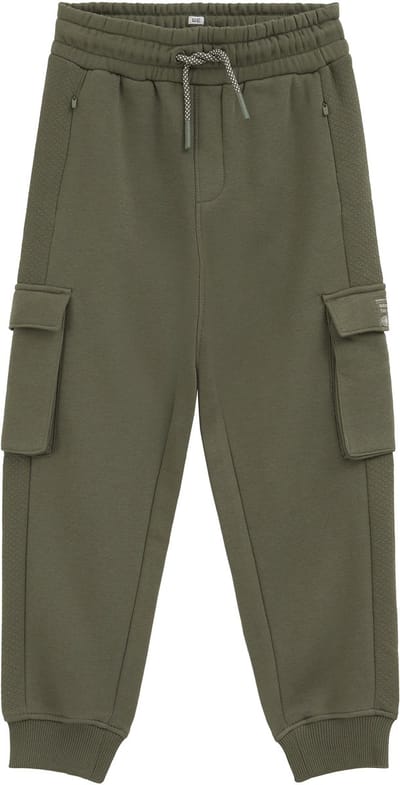 WE Fashion Jongens regular fit joggingbroek met cargozakken