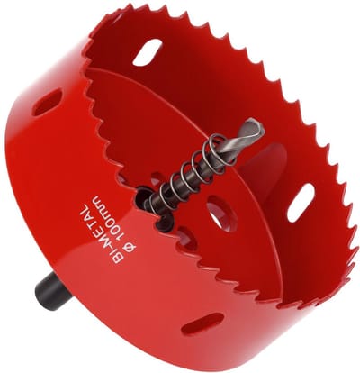 Metaalboor - Gatenzaag - Gaten Zagen - Hittebehandeld - 100 mm - Zwart