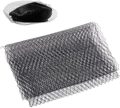 Dailygoods- Nylon Gaas 3 m - Zwart Netweefsel - Lichtgewicht