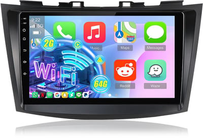 Cestovet Autoradio - Geschikt Voor Suzuki Swift IV 2011 t/m 2017 - Apple Carplay & Android Auto (Draadloos) - Android 15.0 - 2+64GB - Touchscreen - GPS Navigatiesysteem
