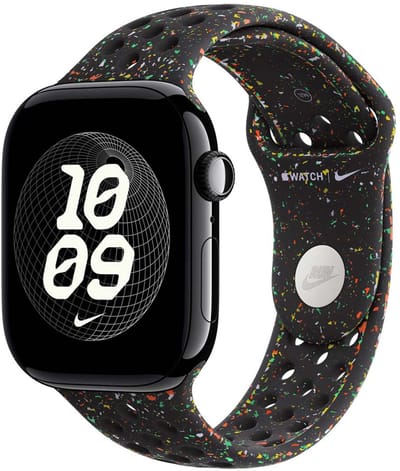 Apple Nike Sport Band voor de Apple Watch | 38/40/41 mm - Maat S/M - Midnight Black