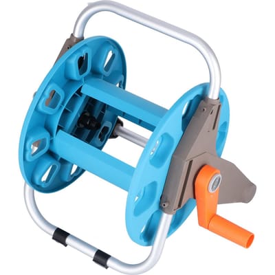 G1 2 Support de tuyau d'arrosage de jardin Chariot de rangement pour tuyau d'arrosage Outil pour nettoyeur de voiture pour tuyau de 30 m blue