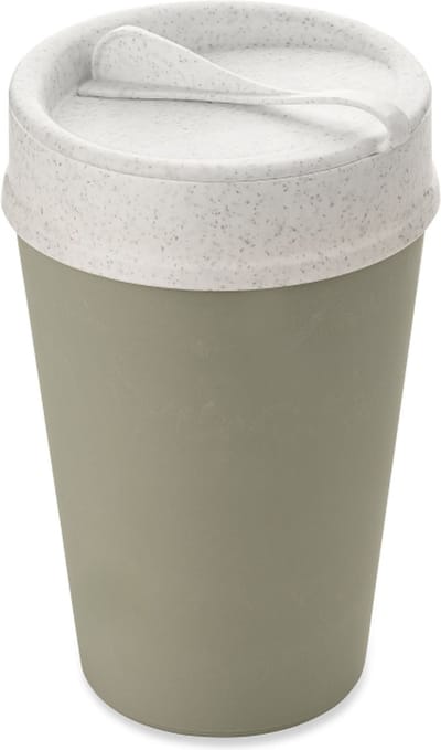 Koziol Bio-Circulair thermosbeker - 400 ml - Grijs